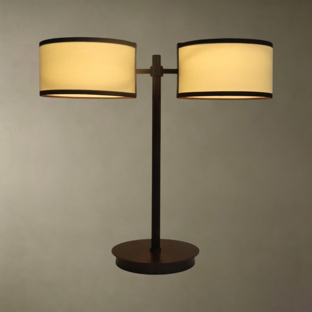 Modern Desk Lamp with Double Shades