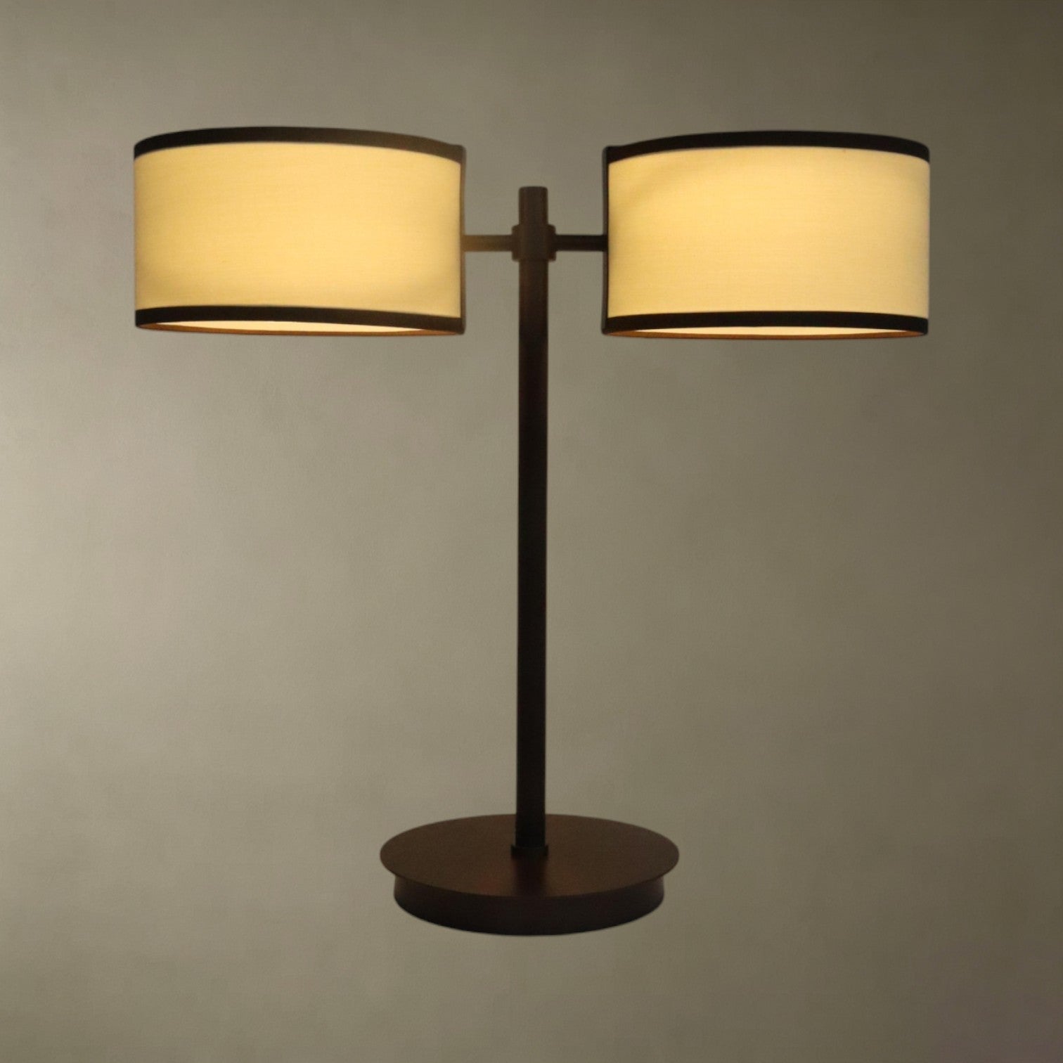 Modern Desk Lamp with Double Shades