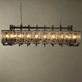 Crystal Bar Chandelier